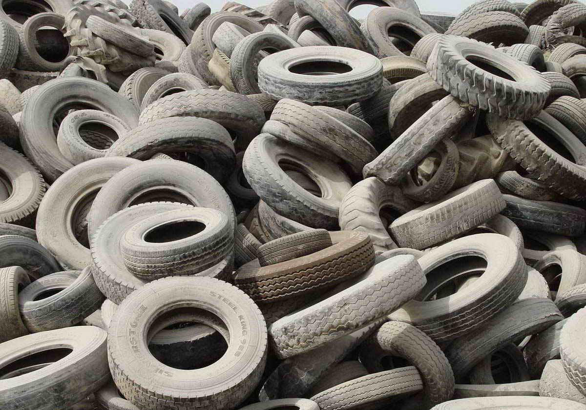 浙江某公司處理汽車舊輪胎項目